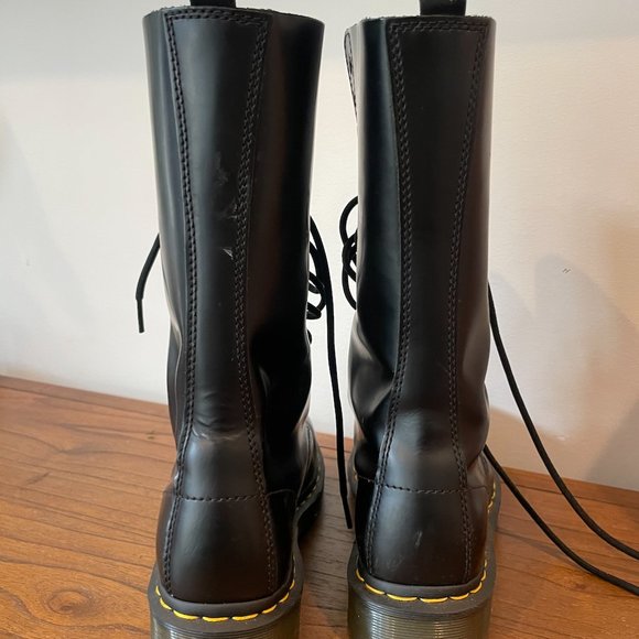 Dr. Martens 1914 Smooth Leather Tall Boots - Picture 5 of 7